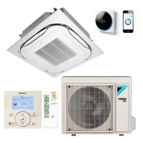 Kasetinis šilumos siurblys Daikin Round Flow 5.0kW/6.0kW