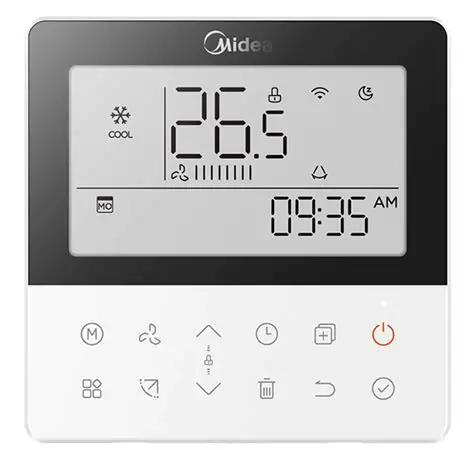 Palubinis/grindinis šilumos siurblys Midea 7.0kW/7.6kW