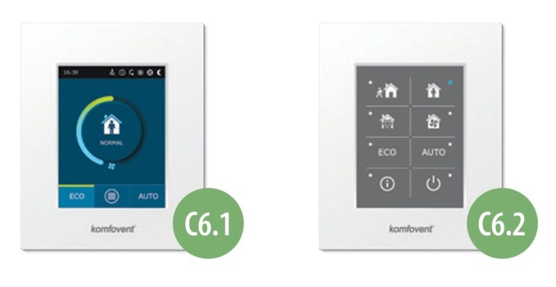 Rekuperatorius Komfovent Domekt R 400V su rotaciniu šilumokaičiu