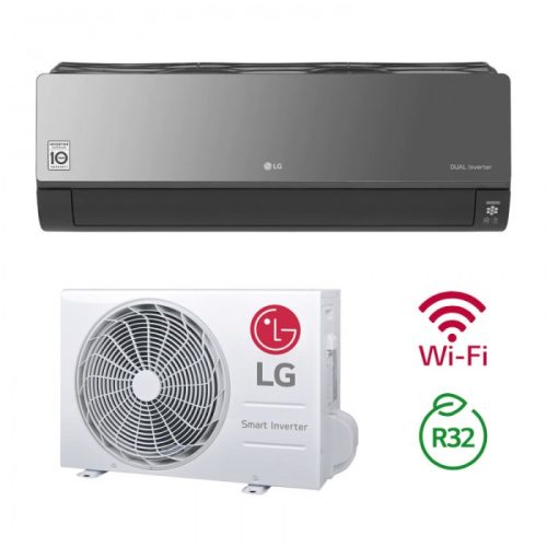 Split tipo šilumos siurblys oras oras LG Art Cool Mirror 6.6/7.5kW