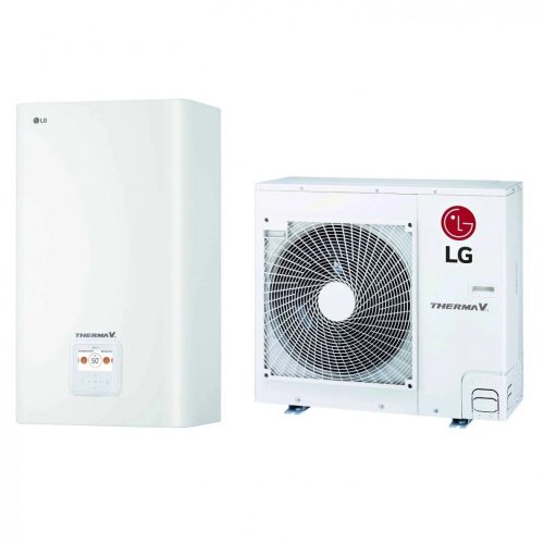 Split tipo oras vanduo šilumos siurblys LG  Therma V 9.0/9.0kW