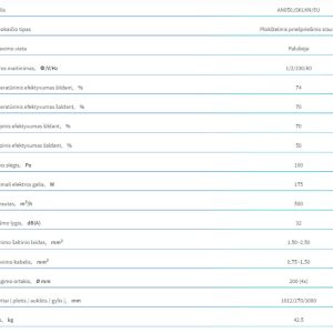 Rekuperatorius Samsung ERV AN050JSKLKN su priešpriešiniu šilumokaičiu ir valdikliu